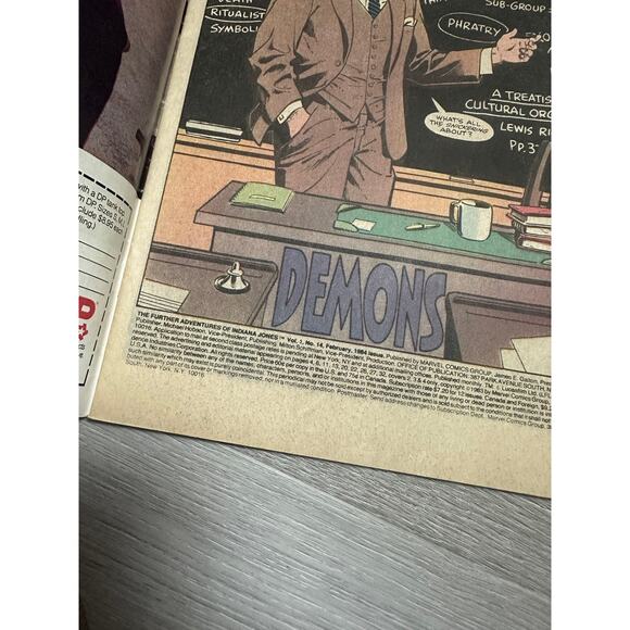 Further Adventres of Indiana Jones 14 Comic Book Marvel 1984 - Picture 5 of 12